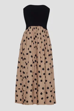 Cynthia Dress Spot Ginger Root