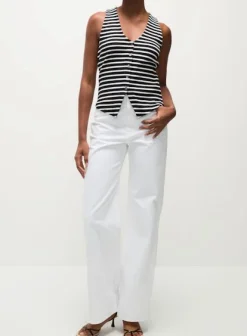 Hoorne Top White/Black