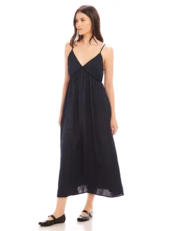 Leanna Midi Dress Navy