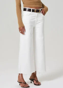 Lyra Wide Leg Crop Soft White
