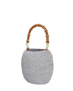 Pot de Miel w/ Bamboo Handle Powder Blue