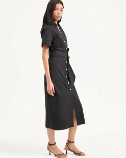 Tabby Midi Dress Black